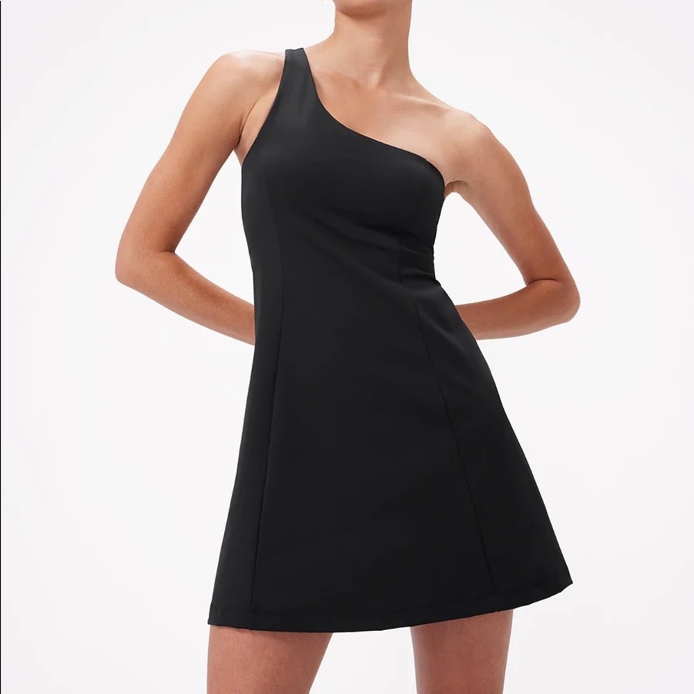 One Shoulder Exercise Dress